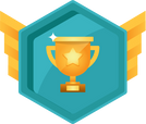 Badge Trophy Winner Gamification